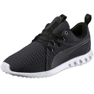 PUMA Women's Carson 2 Knit Running Shoes, Black/Periscope